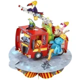 Pirouettes - Čestitka 3D - Pirouettes, Animal Firetruck