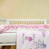 Baby Textil Textil komplet posteljina 4u1 Roze Zeka | Eponuda.com