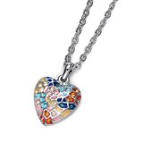  Ženski oliver weber gaudi heart multi lančić sa swarovski kristalima ( 11743 ) | ePonuda.com