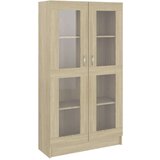  Vitrina boja hrasta sonome 82,5 x 30,5 x 150 cm od iverice | shoptok.hr