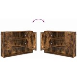 vidaXL set namještaja za kupaonicu s ladicama 3 pcs dimljeni hrast | shoptok.hr