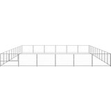  Kavez za pse srebrni 60 m² čelični | shoptok.hr