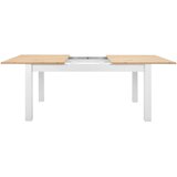 MID.YOU JEDILNA MIZA, bela, barve hrasta | Shoptok.si