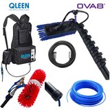QLEEN mobilni set za čišćenje solarnih panela sa električnom četkom OVA8 - rotaclassic (dužina 7.62m do 18.20m, četka 40/60cm) dužina 9.2m širina 60cm Cene