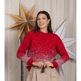 Gemre Red and Silver Warm Raiha Sweater | Shoptok.si
