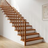  Stepenica 16 kom. 90 x 25 x 2 cm Smeđa Čvrsto Hrastovo Drvo | shoptok.hr