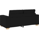  Dvosjed crne boje 180x77x82 cm tkanina | shoptok.hr
