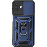 Oem Mayaxess, Ovitek za Galaxy A07 z vrtljivim magnetnim obročem in pokrovom za kamero, Modra, (5000208728) | Shoptok.si