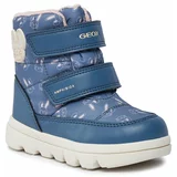 Geox Škornji za sneg B Willaboom Girl B A B365AC 000MN C4005 S Modra