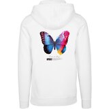 Mister Tee Men's sweatshirt Become the Change Butterfly 2.0 Hoody white | shoptok.hr