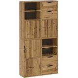  Bočni ormarići 4 kom ODDA 40x24x79 cm puno drvo bor | shoptok.hr