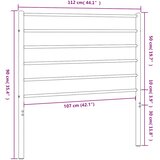  Metalno zamjensko uzglavlje crno 107 cm | Eponuda.ba