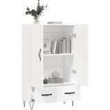  Visoka komoda bijela 69 5 x 31 x 115 cm od konstruiranog drva | shoptok.hr
