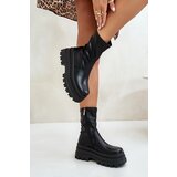 Boto Boots On Massive Platform Black Florinara | Eponuda.ba