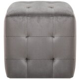  Noćni ormarići 2 kom sivi 30 x 30 x 30 cm od baršunaste tkanine | shoptok.hr