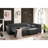 Livetastic KOTNA SEDEŽNA GARNITURA, tkanina antracit | Shoptok.si