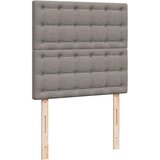  Krevet s oprugama i madracem smeđesivi 100 x 200 cm od tkanine | shoptok.hr