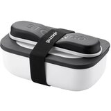guzzini Lunchbox set s potovalnim jedilnim priborom "Store&Go" - bela | Shoptok.si