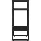 vidaXL ormarić za knjige s 2 razine crni 40 x 30 x 70 cm od borovine | shoptok.hr