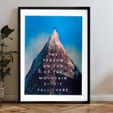  Zidni plakat s extra efektom - peak motivation | shoptok.hr