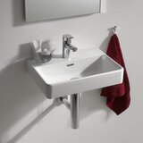Laufen H8109640001041 Pro S 65 x 46,5 cm pravokotni stenski keramični umivalnik z odprtino za armaturo | Shoptok.si