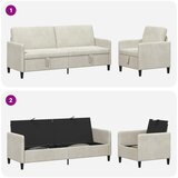  Set sofe s pohranom 2 kom. Krem Poliester 192 x 78 x 87 cm | Shoptok.si
