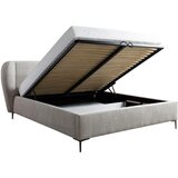 MID.YOU OBLAZINJENA POSTELJA 180 cm x 200 cm , les, umetna masa, tekstil, leseni material bež | Shoptok.si