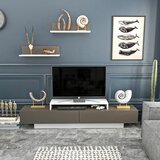HANAH HOME lusi - white, brown whitebrown tv unit cene