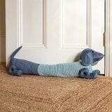 Rex London Zeleno-siva zaščita za vrata proti prepihu 17x76 cm Sausage Dog – | Shoptok.si