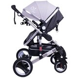 Jungle kolica za bebe oxy grey, 0m+