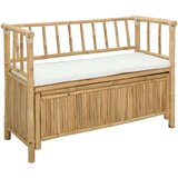  Klupa za vrtno skladištenje Prirodna 110 x 47 x 80 cm Bambus | shoptok.hr