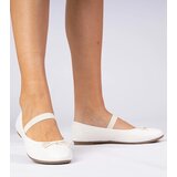 D/CEO marka niezdefiniowana White women's ballet flats with bow Lerona | ePonuda.com