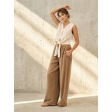 Sinsay Wide leg hlače s viskozom | shoptok.hr