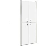 vidaXL Vrata za tuš mlečna ESG 101x190 cm | Shoptok.si