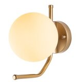 Opviq vall lamp zidna zlatno - bela lampa faruk 13726 | ePonuda.com