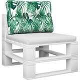  Jastuk za palete s uzorkom lišća 50 x 40 x 12 cm od tkanine | Eponuda.com