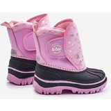 Lee Cooper Children's Velcro Snow Boots Pink | Shoptok.si