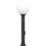 vidaXL Stebriček s senzorjem in vtičnico 80 cm črne barve IP44, (5000296934) | Shoptok.si