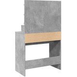  Toaletni stolić s LED svjetlima siva boja betona 80x41x134,5 cm | Eponuda.com