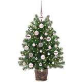vidaXL Umestno božično drevo med 150 LED Zelena 65 cm PE in PVC | Shoptok.si