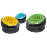 Intex Fotelja na naduvavanje 112k109k690cm, crna