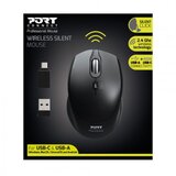 Port Designs Port miš OFFICE PRO SILENT, bežični, crni | shoptok.hr
