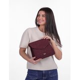 Vuch Crossbody torba Byrsa Intrecciato Wine Red, 20 x 24 cm Slike
