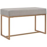  Klupa 80 cm siva baršunasta | shoptok.hr