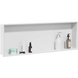  Ničica za tuš Bijelo 90 x 30 x 9,5 cm Nehrđajući čelik | Shoptok.si