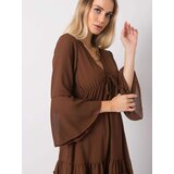 Italy Moda Dress-DHJ-SK-10613B.07-brown | Shoptok.si