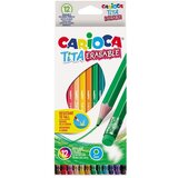 Carioca Carioca: Tita 12-delni komplet barvnih svinčnikov z radirko na vrhu | Shoptok.si