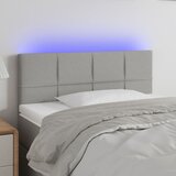  LED uzglavlje svjetlosivo 90x5x78/88 cm od tkanine | shoptok.hr
