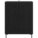  Kreveta Crni hrast 69,5 x 34 x 90 cm Obrađeno drvo i čelik | shoptok.hr