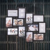  Okvir za 12 fotografija (crni) | shoptok.hr